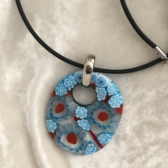 Beautiful unique venetian glass pendant - Picture 3 of 5